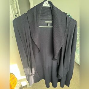 Women’s medium navy blue Express cardigan